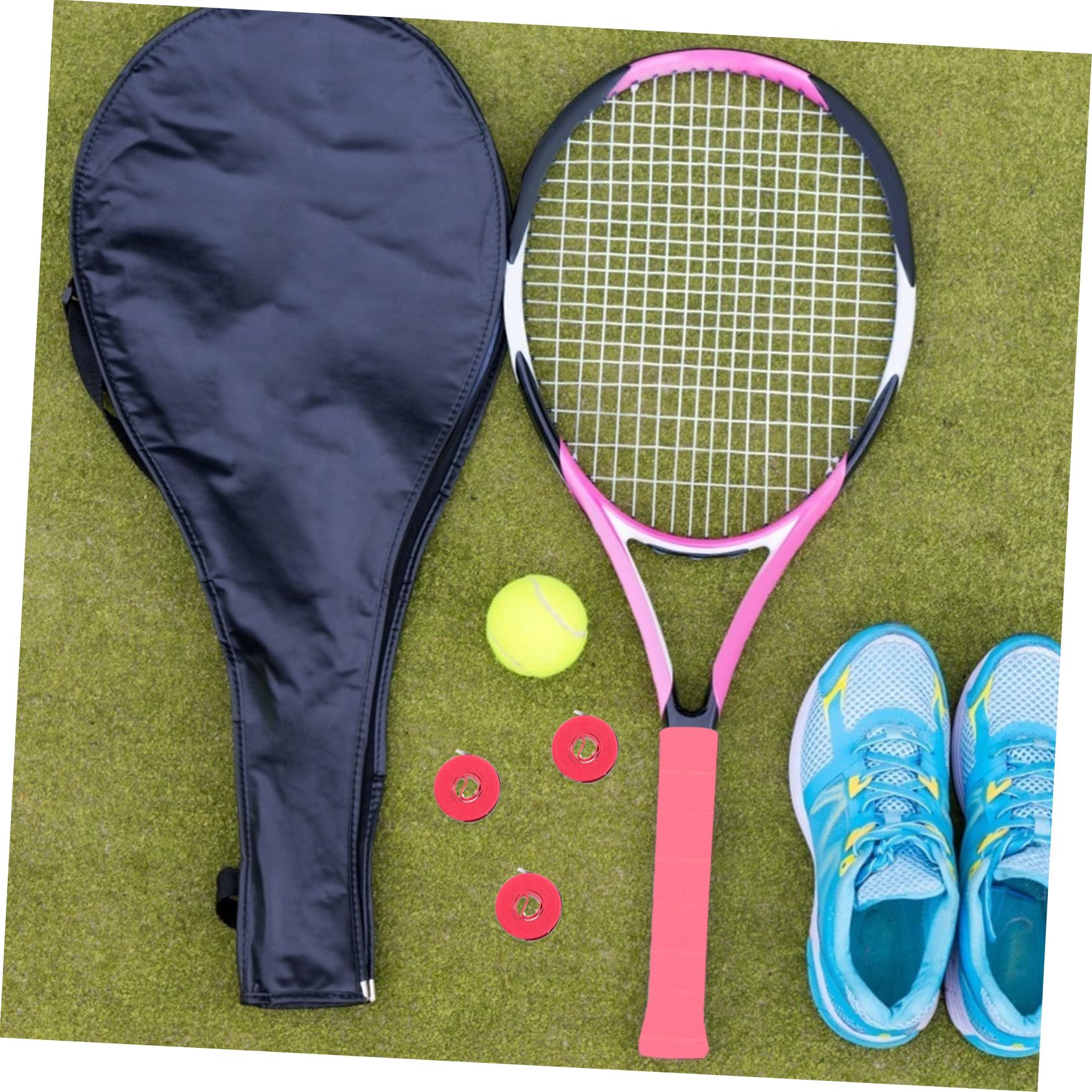 HEMOTON Nastri Antiscivolo per Racchette da Softball Fasce Assorbenti per Racchette da Tennis Grip Antisudore Grip per Racchette da Badminton Grip Assorbente per Racchette da Tennis