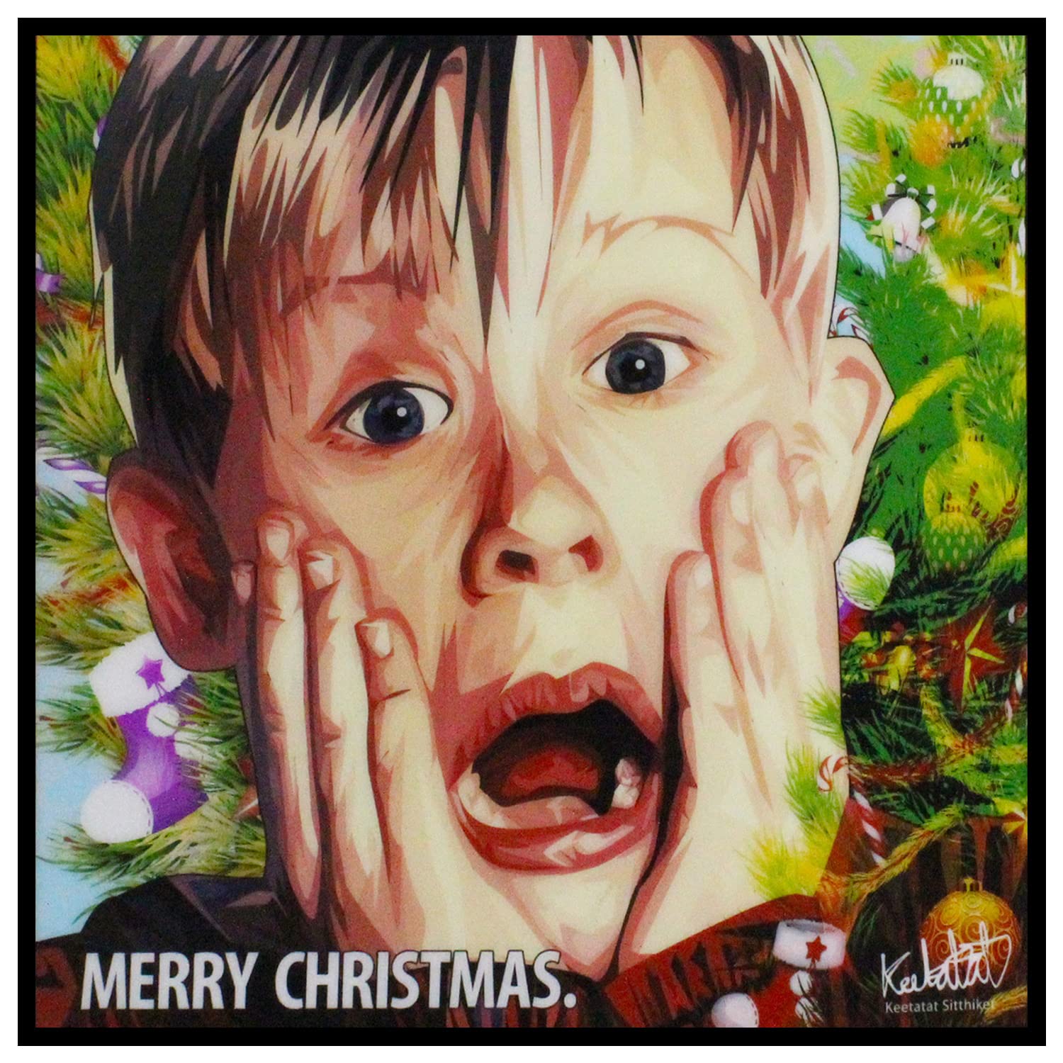 【みぃ様連絡専用・新品 No 452】ポップアート ホームアローン Amazon.co.jp: ホーム・アローン Home Alone クリスマス 名作 映画