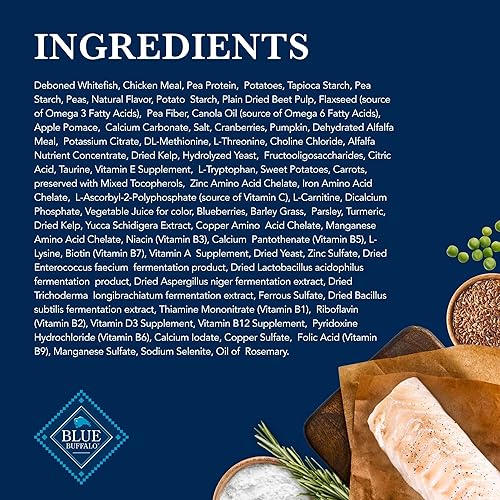 Miniatura 5 de Blue Buffalo Natural Veterinary Diet GI Gastrointestinal Support Alimento seco bajo en grasa para perros, pescado blanco bolsa de 6 libras