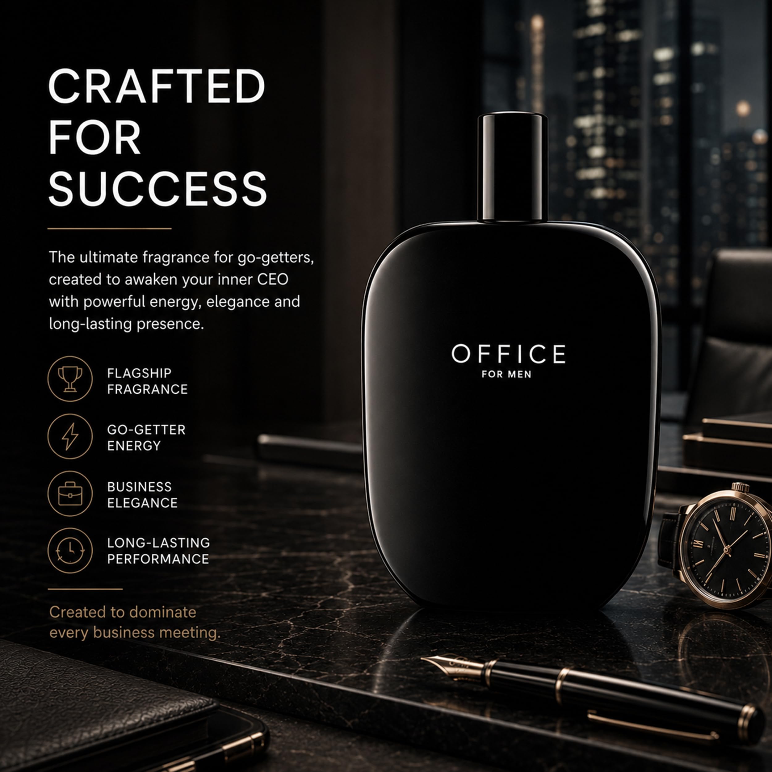Fragrance One Office Eau de Parfum Spray für Herren, 100 ml