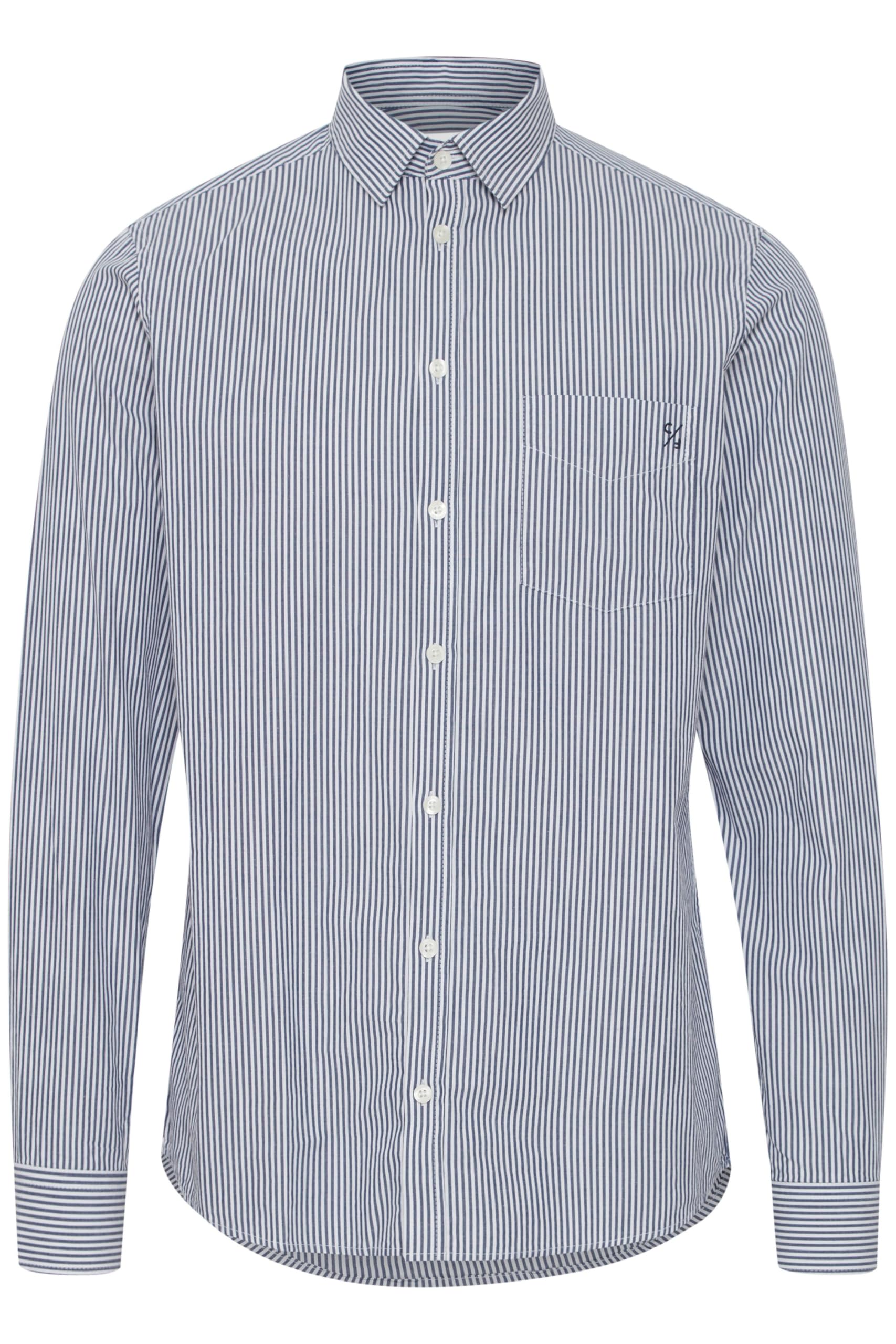 CASUAL FRIDAY - CFAnton LS CA Striped Shirt - Shirt - 20504767