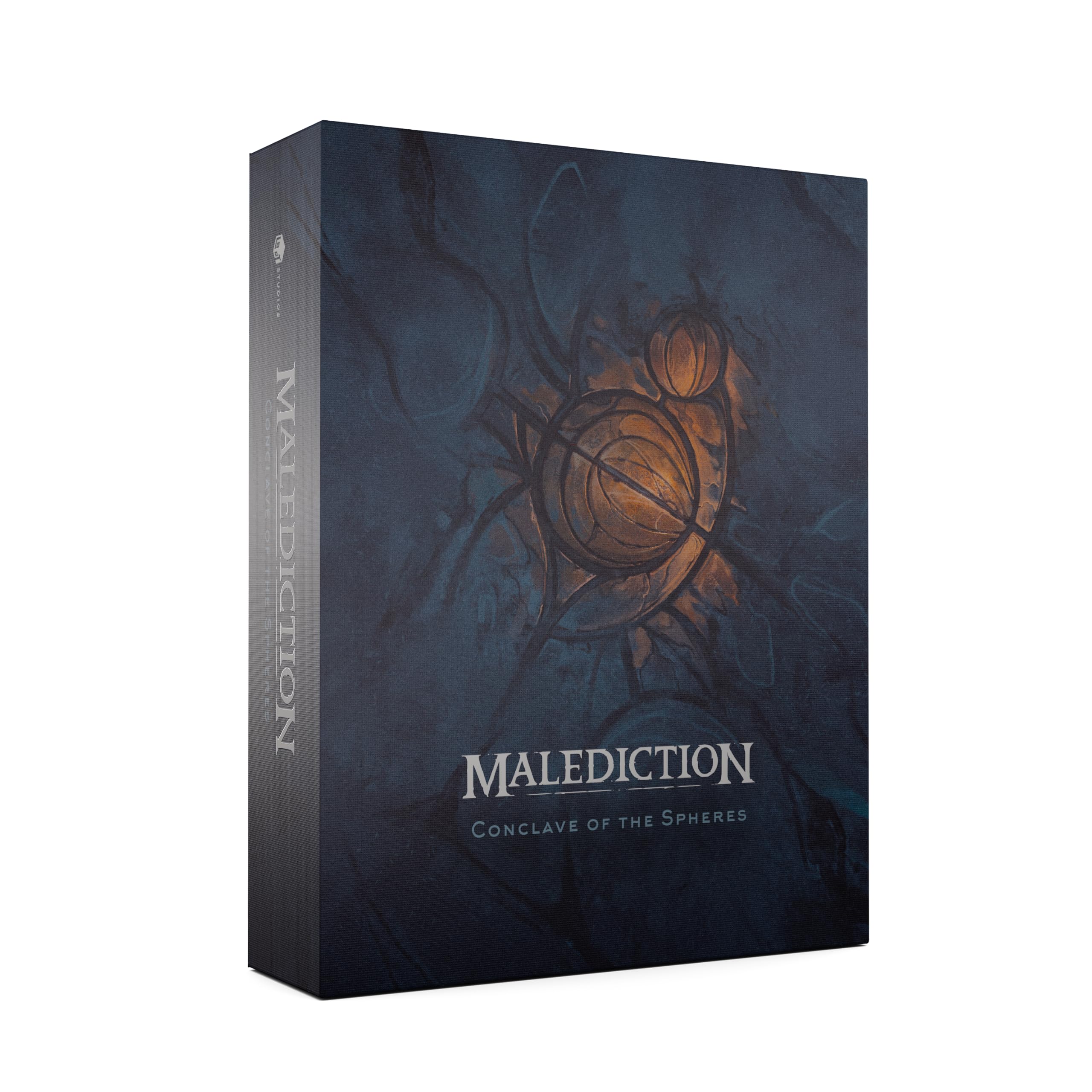 Malediction: Conclave of The Spheres, set di scatole da gioco di strategia, 80+ carte premium, 29 piedi, pezzi del terreno, libro delle regole