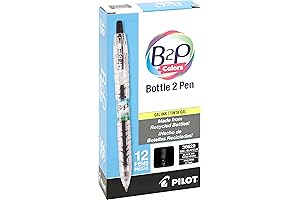 B2P Colors: Transforming Bottles Into Writing Essentials (12-Pack Refillable Pens)