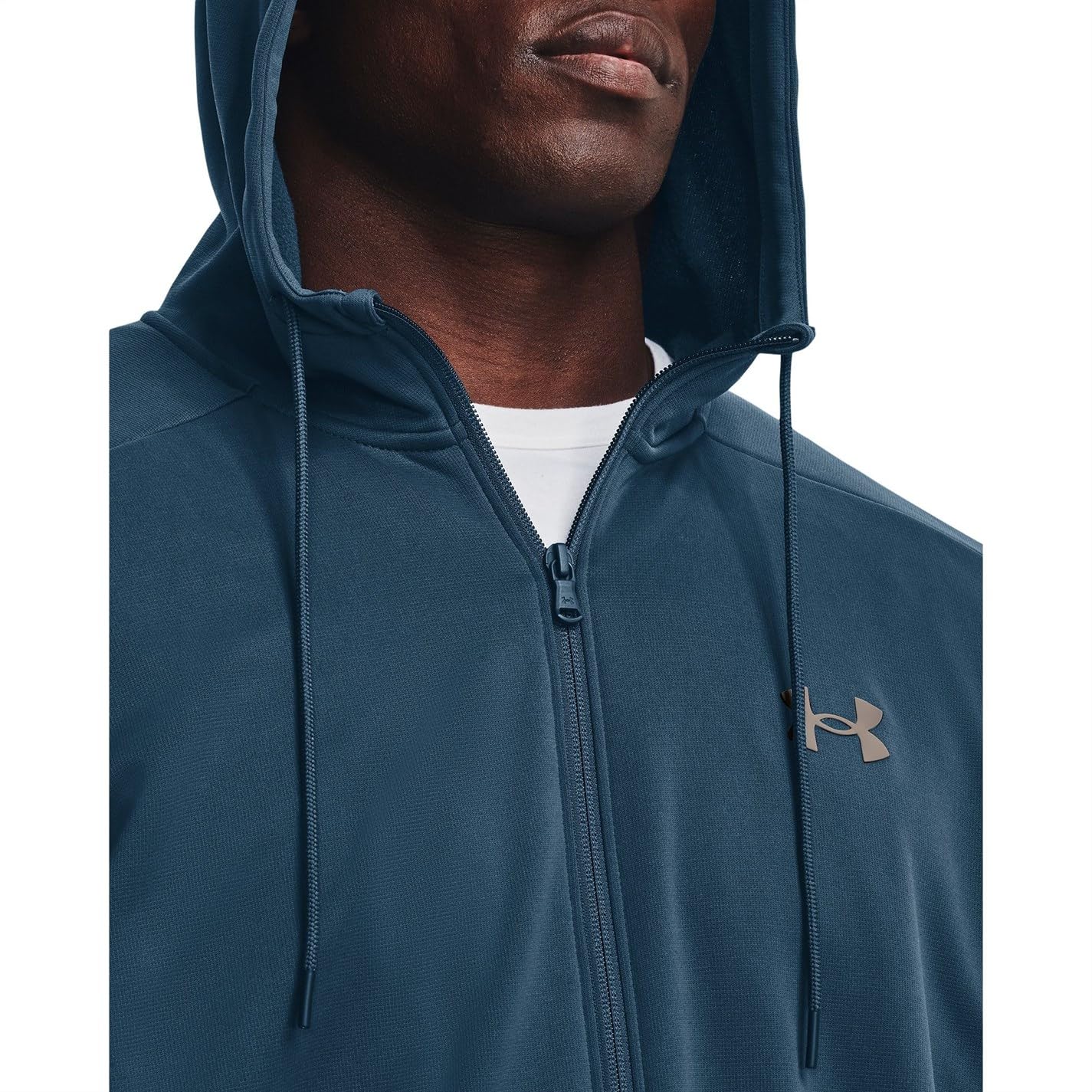 Under Armour Felpa con Cappuccio da Uomo Armourfleece Full Zip