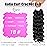 7 Packs GoGo Curl Crochet Hair 12 Inch Short Curly Crochet Hair for Women Beach Curl Water Wave Deep Twist Crochet Braids Synthetic Braiding Hair Extensions (12 Inch, 1B)