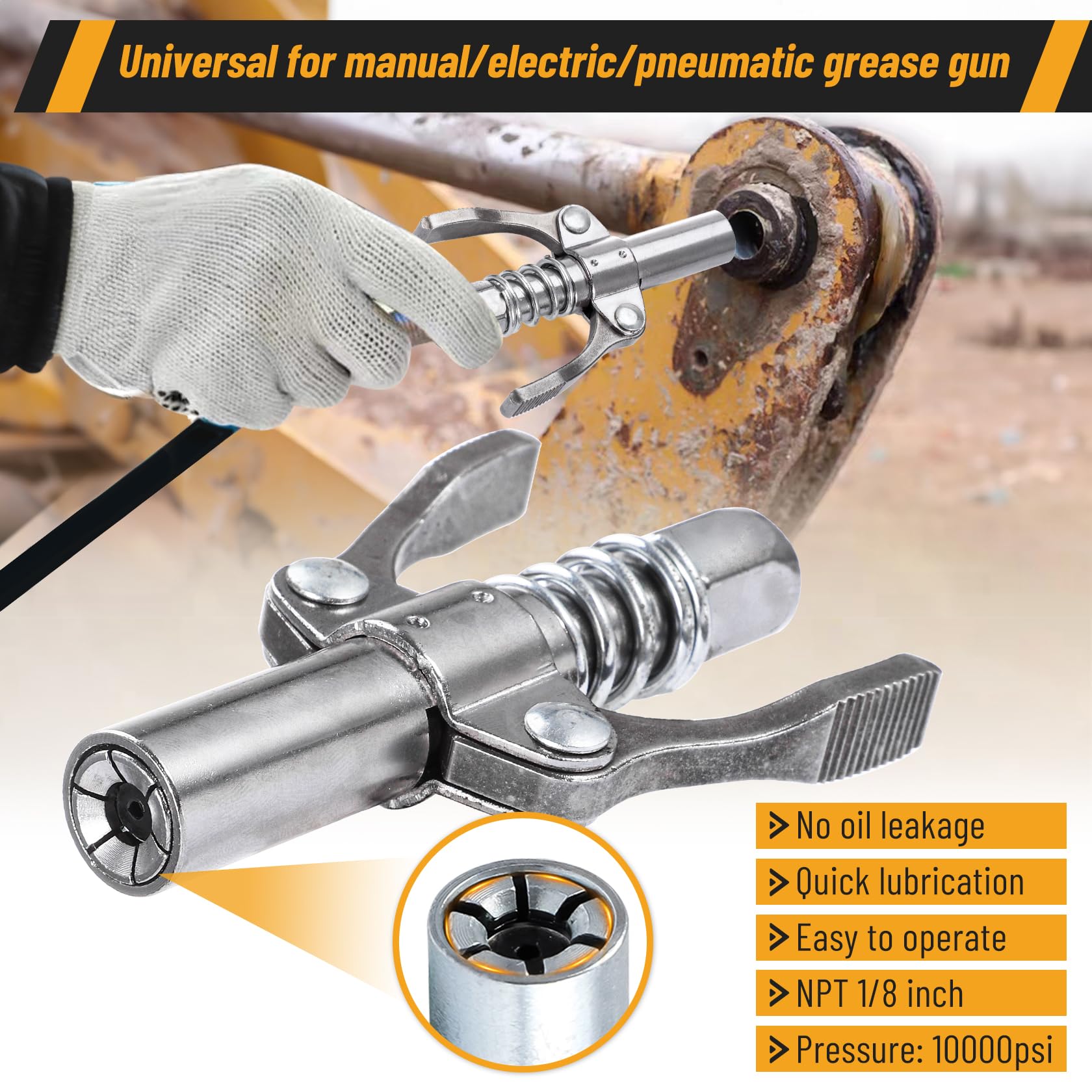 Granit Vetspuit Lube-Shuttle®500 met mondstukbuis en 4-bekken mondstuk Granit Vetspuit Lube-Shuttle®500 met mondstukbuis en 4-bekken mondstuk