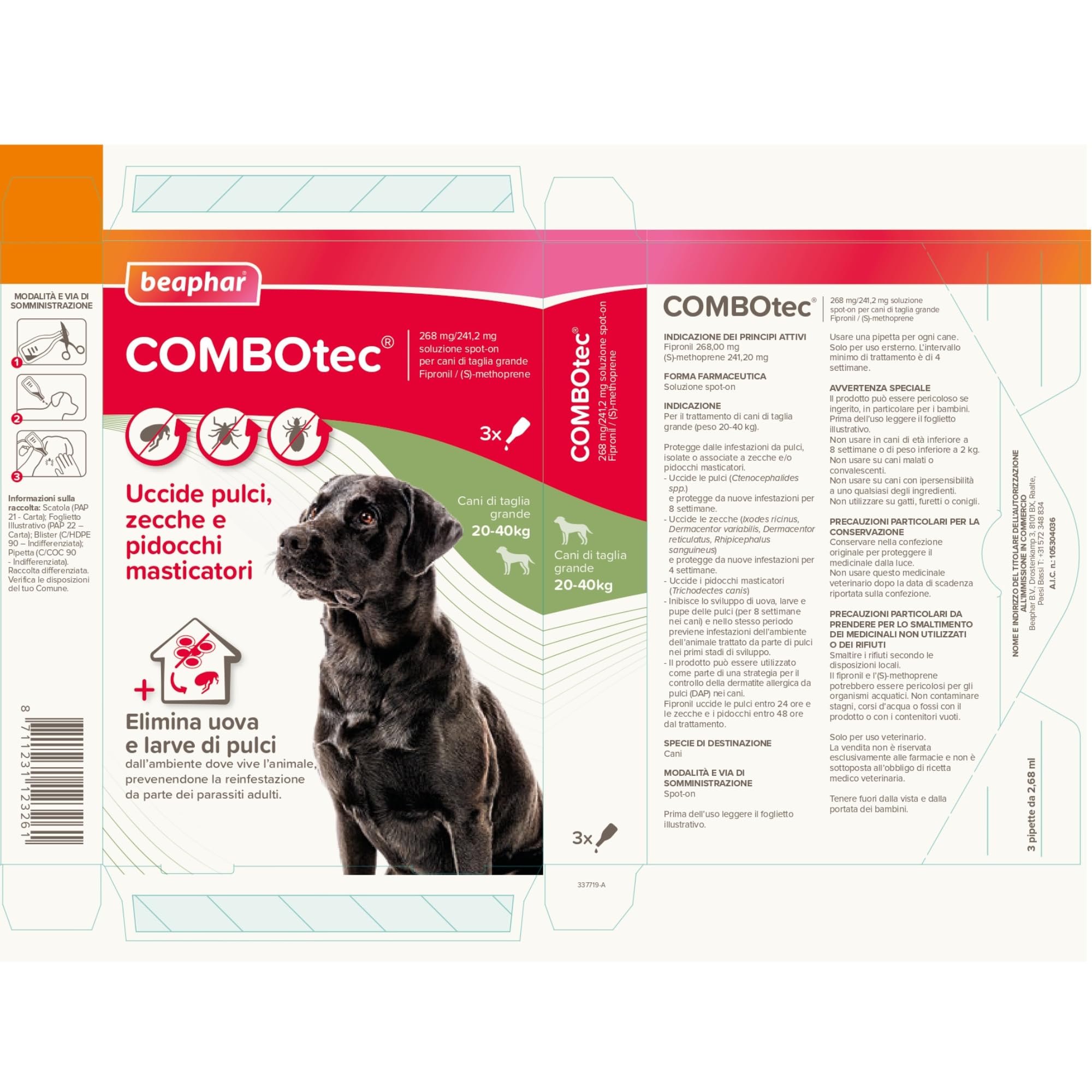 Antiparassitario Per Gatti Beaphar COMBOTEC - 3 Pipette, Contro Pulci, Zecche E Pidocchi - Foto 8