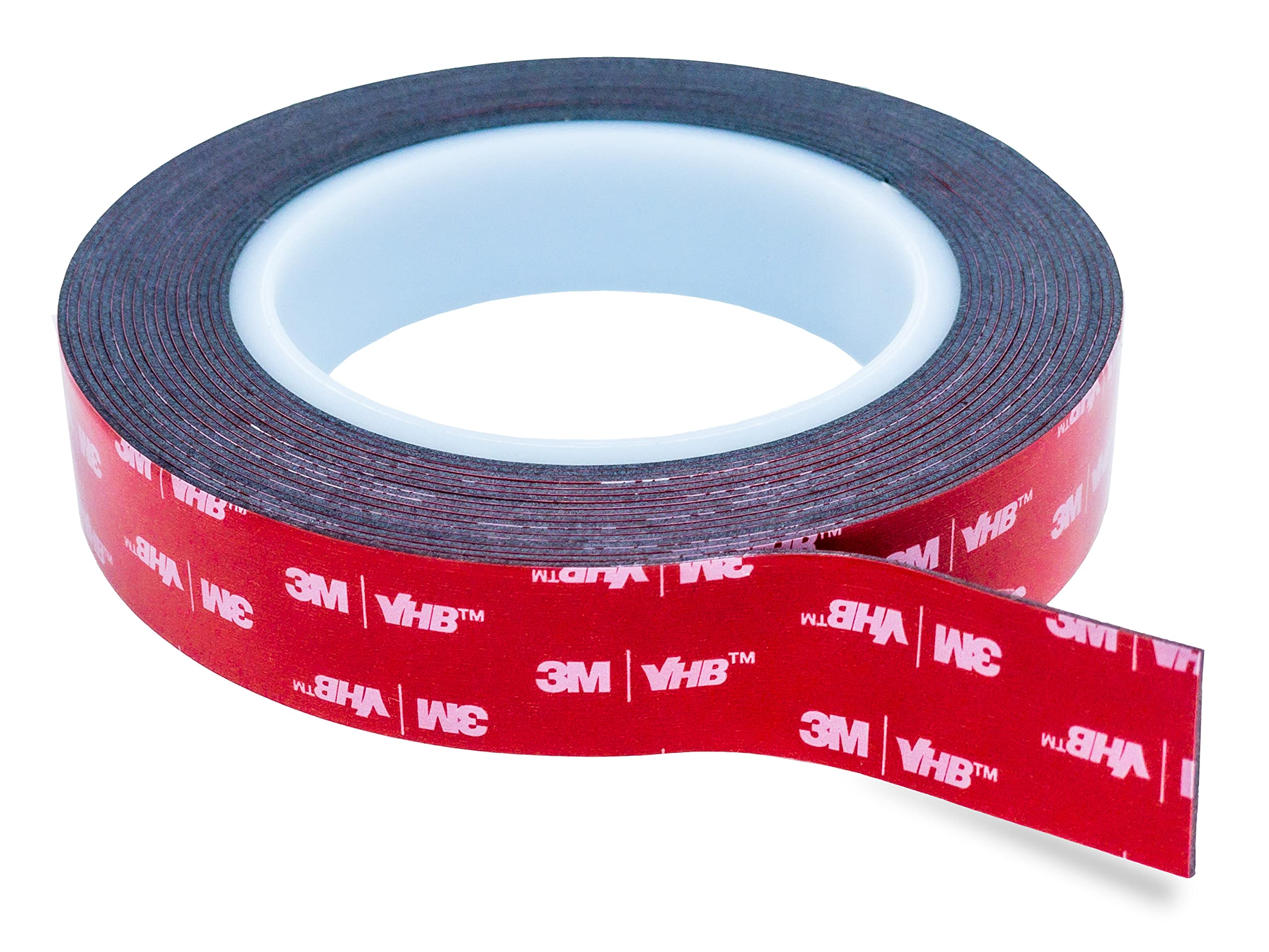 Double Sided Heavy Duty Mounting Tape 24mmx16ft, Waterproof, heat resistant, Foam Tape for Car, Home, Office Decor, LED Light Mount, Astragal Bar Mounting