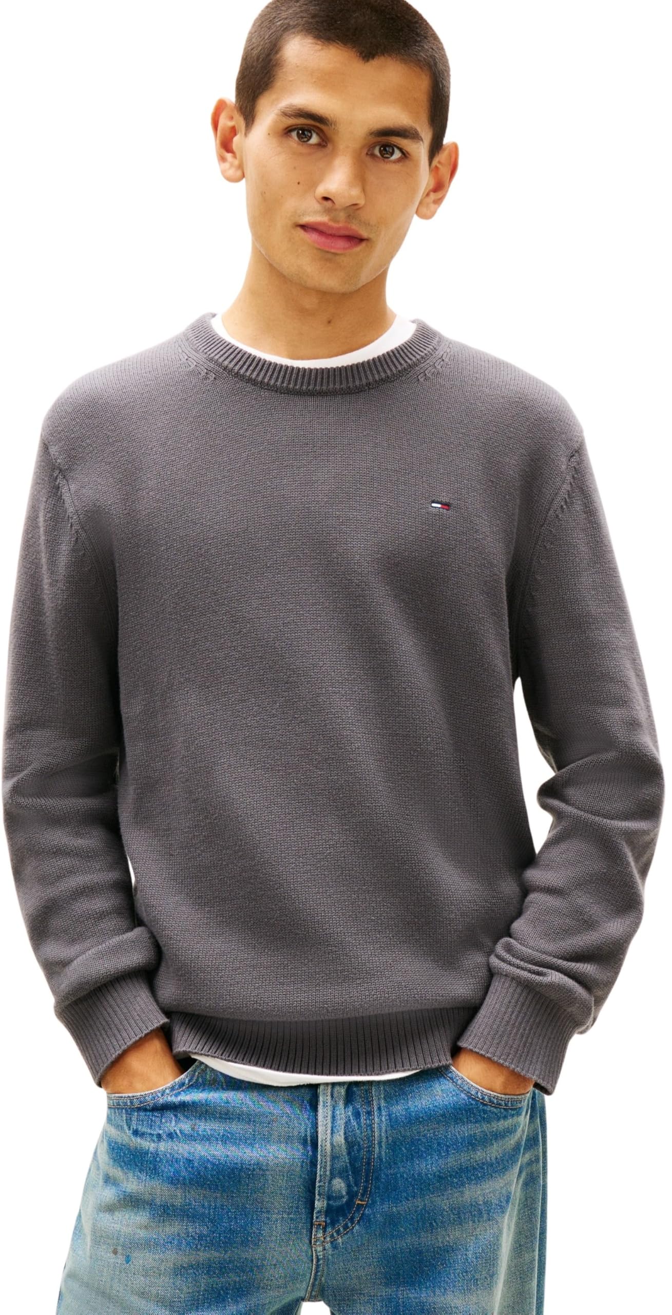 Tommy Jeans Herren Pullover Sweater Slim Fit