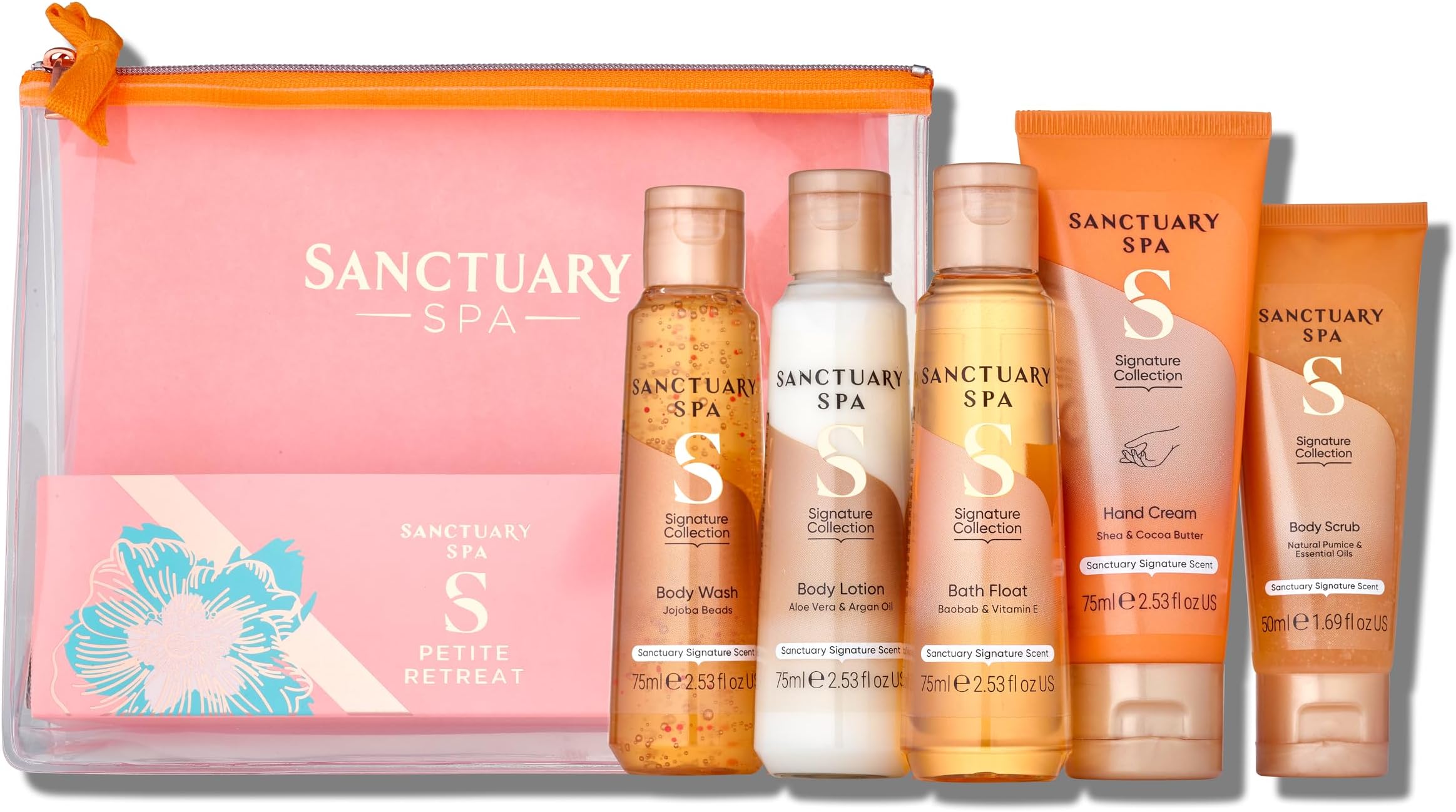 Sanctuary Spa Petite Retreats gift Set 325 ml, Vegan Beauty gifts For Women, Birthday gift