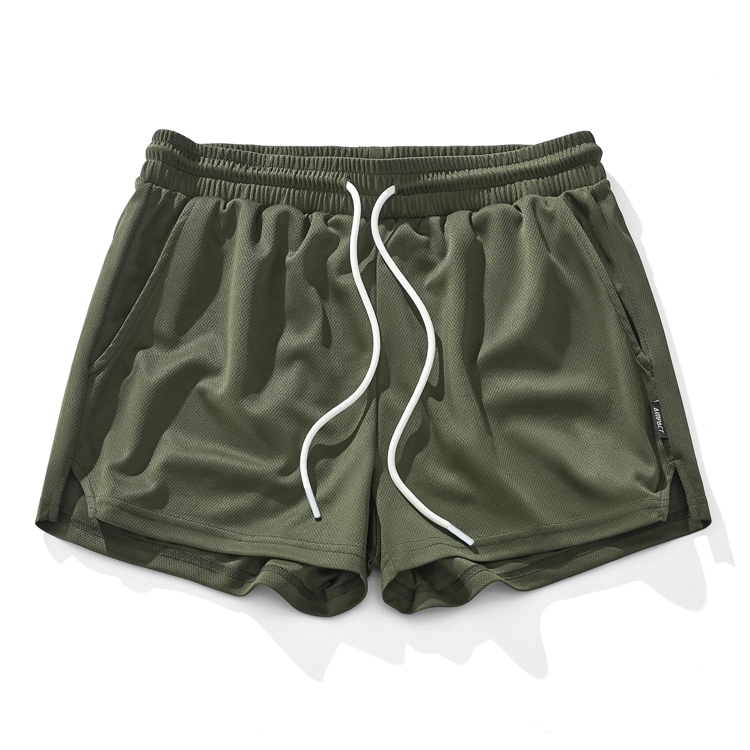 Men's Mesh Running Shorts 3 Inch Quick Dry Gym with Pockets