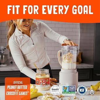 PBfit 30 Ounce Classic Peanut Butter Powder, Powdered Peanut Butter Spread From Real Roasted Peanuts, 8g of Protein 8% DV, Gluten-Free, 60 calories, 87% less fat (Pack of 1)