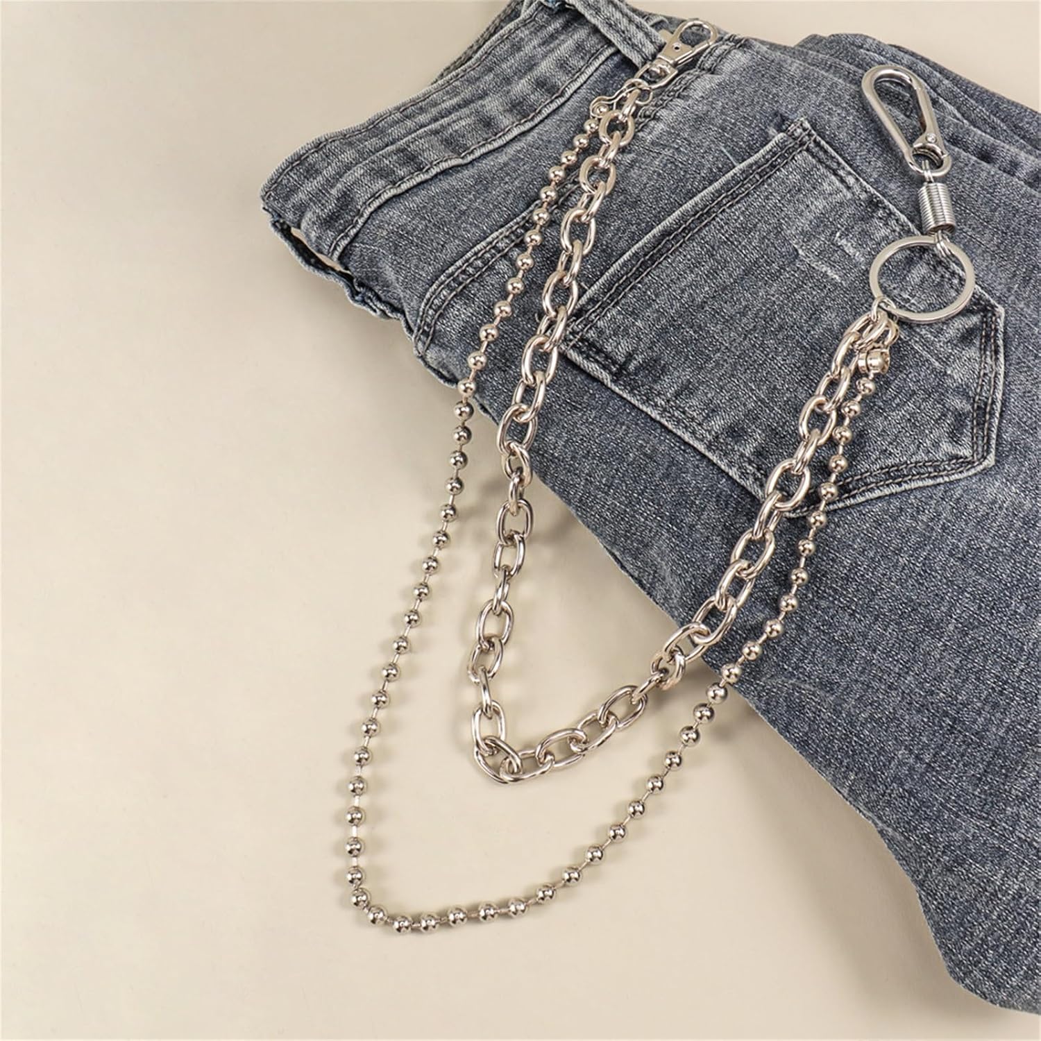 Pants Chain for Men Trouser Chain Men's Simple Versatile Hip-hop Goth Accessories