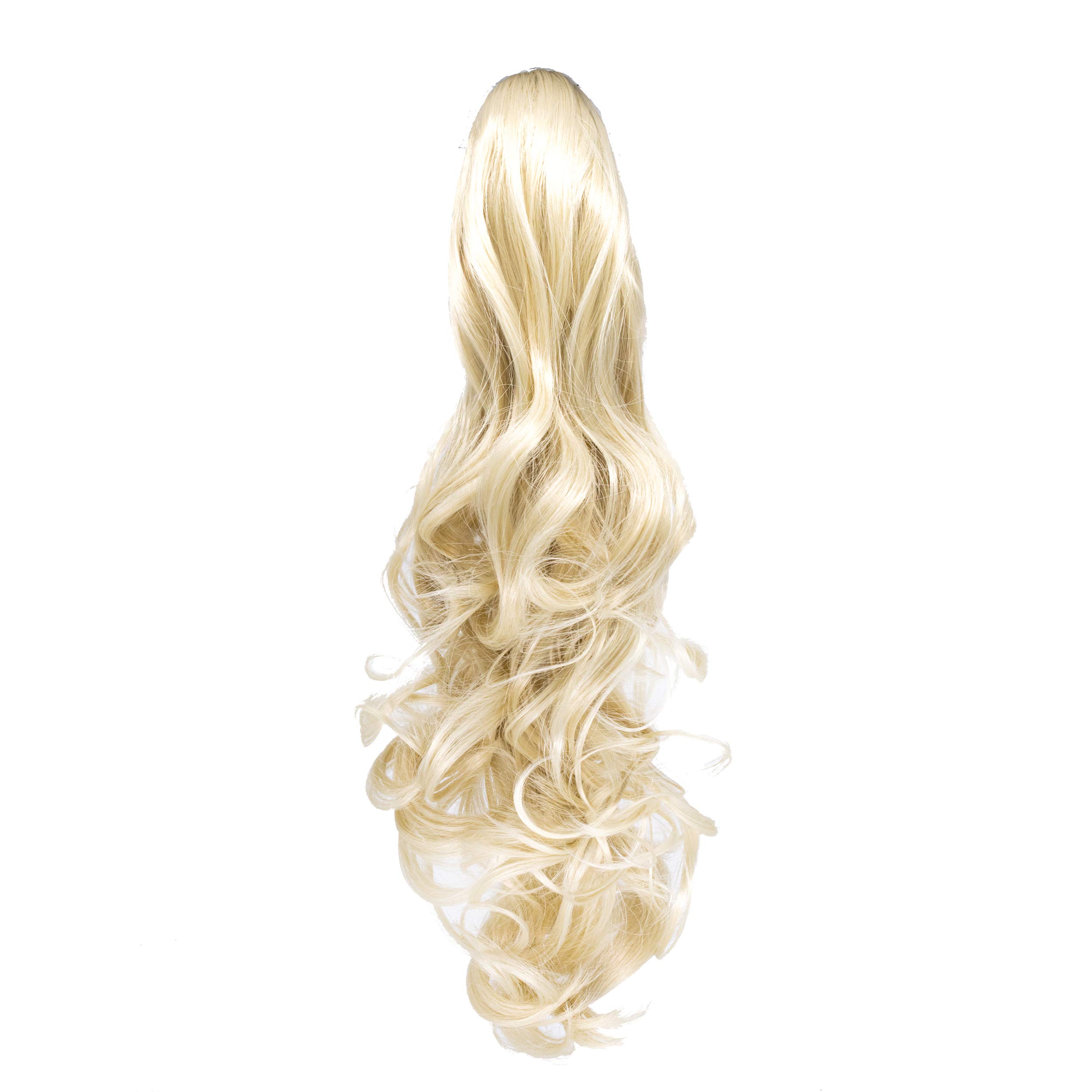 OneDor 20" Curly Synthetic Clip In Claw Drawstring Ponytail Hair Extension Synthetic Hairpiece 190g with a jaw/claw clip (R613)