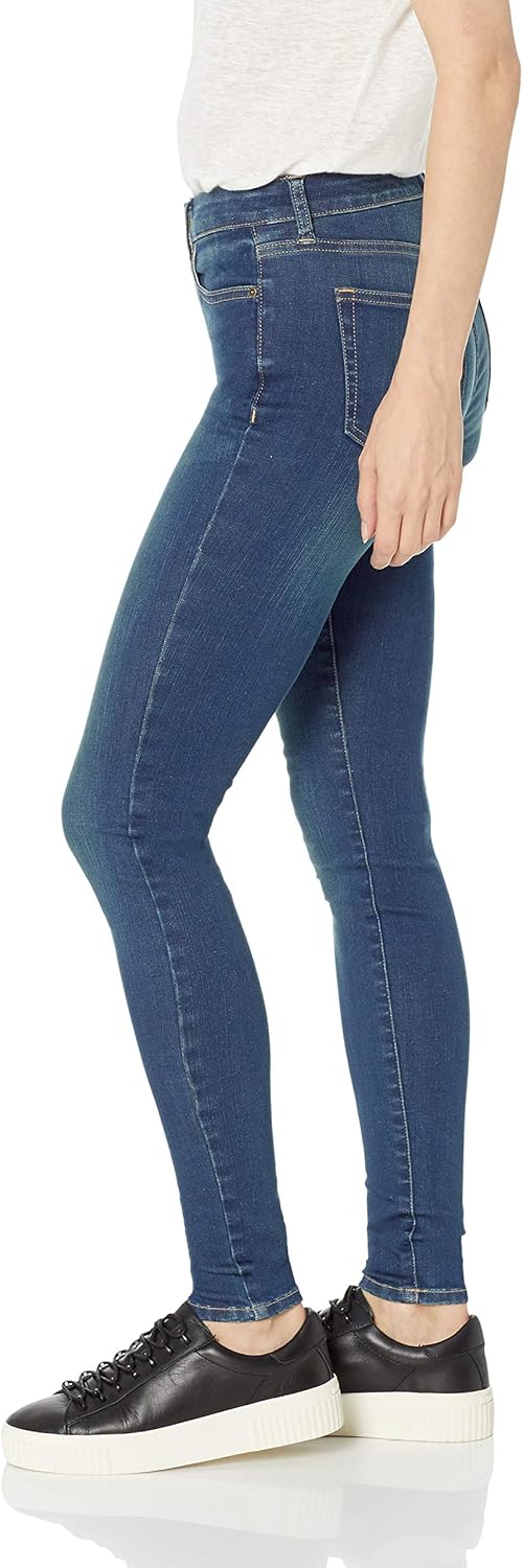 Daily Ritual Women's Denim Skinny-Fit Mid-Rise Jean