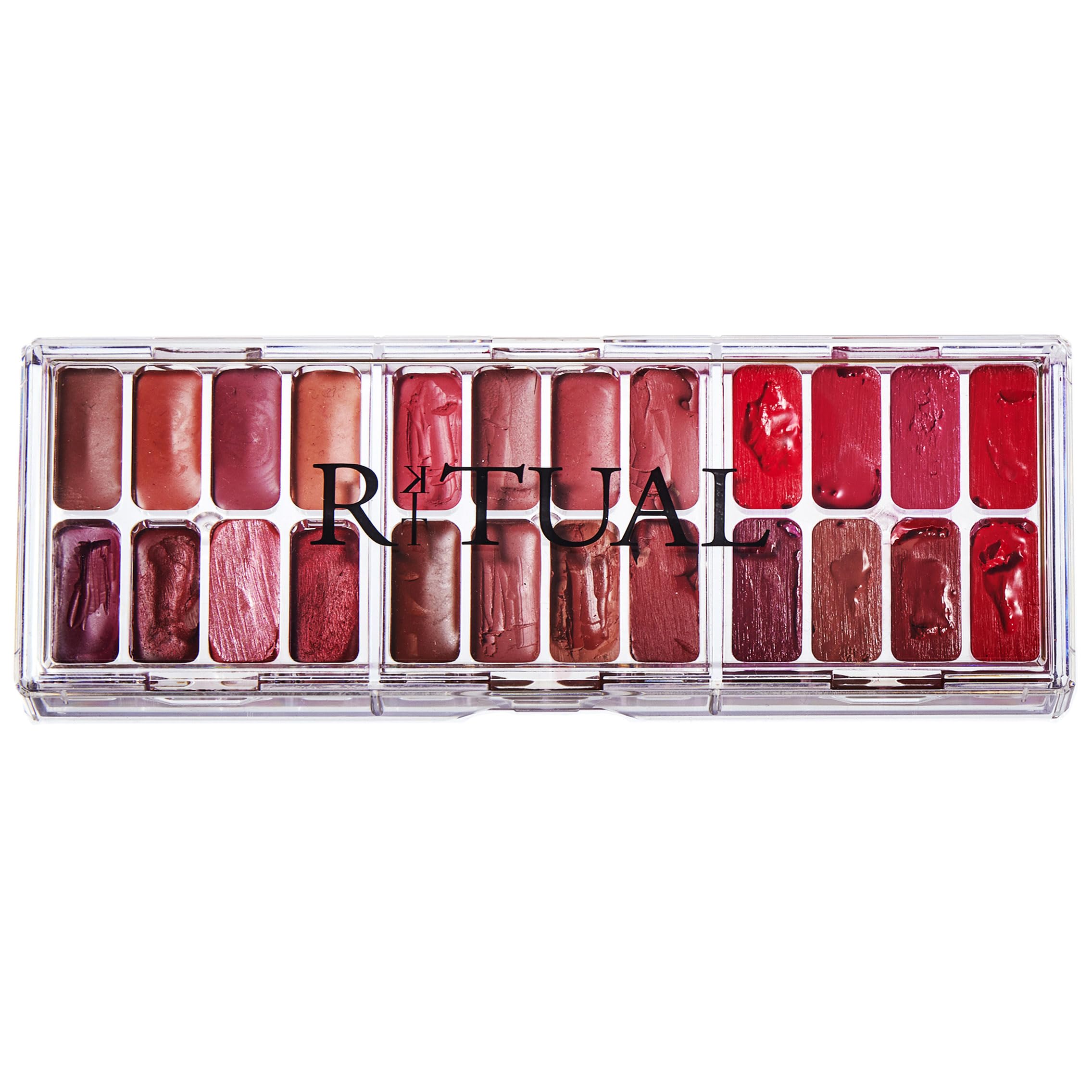 Paleta de maquillaje vacía | 24 pozos | Sistema modular intercambiable | Paleta Ritual Pro 3 | Paquete de 8