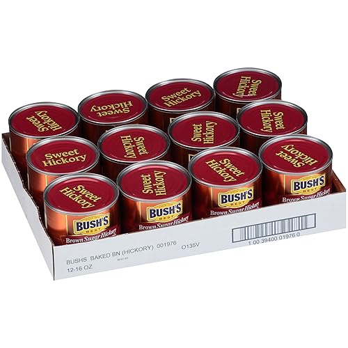 Miniatura 7 de BUSH'S BEST Frijoles horneados de nogal de azúcar moreno enlatados de 16 onzas, fuente de proteína y fibra a base de plantas, sin gluten (paquete de