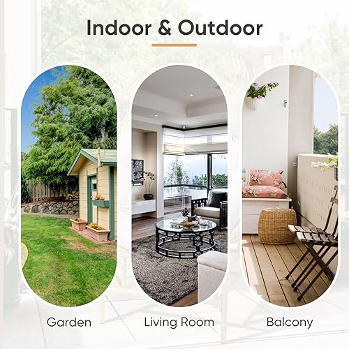 Miniatura 7 de Sillas de patio al aire libre, silla mecedora de mimbre, sillas mecedoras de ratán con cojín y almohada para porche, terraza, jardín (grisgris)