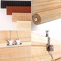 Vista 3 de Persianas de bambú para ventanas, persianas de bambú para patio al aire libre, persianas de bambú para ventanas, persianas de bambú al aire libre