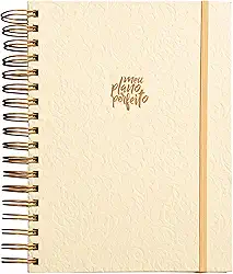 Meu plano perfeito, planner sem data, capa creme | Planner 2026