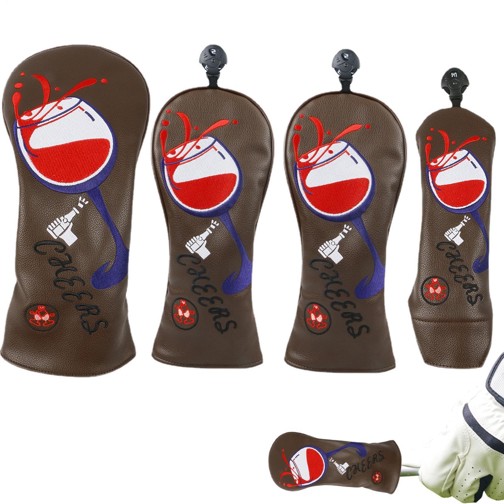 Wood Golf Club Cover - Golf -Headcover -Set, Driverclub Covers