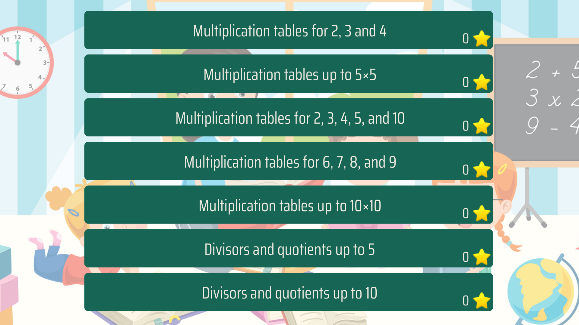 Second grade Math - Multiplication and Division - App on Amazon Appstore