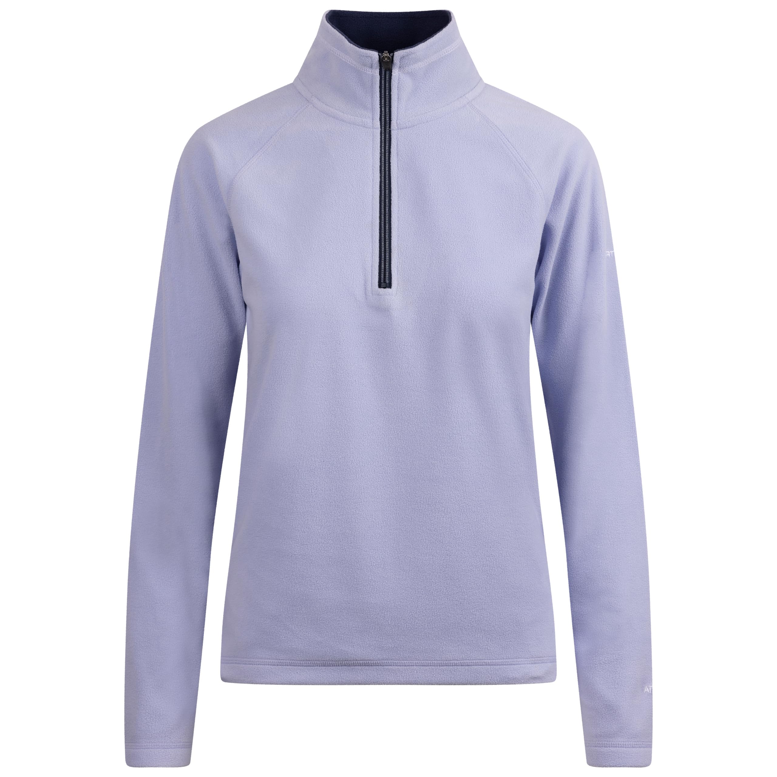 Trespass Womens Fleece Jacket Skylar - Microfleece, Airtrap, 1/2 Zip Neck, Contrast Inner Collar and Trims, Knitted, 100% Polyester Cool Blue