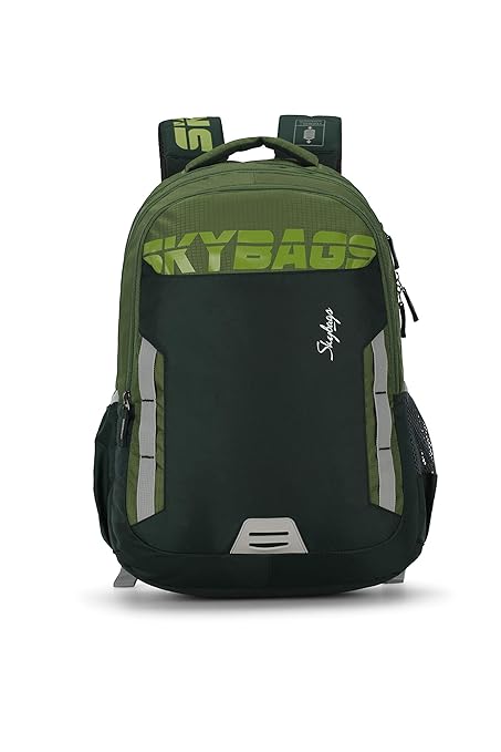 Skybags green backpack Clearance