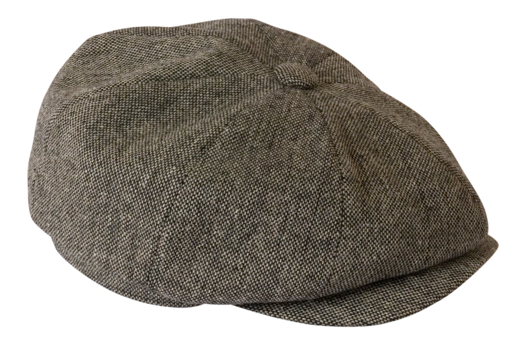 Gamble & Gunn - Béret « Shelby » léger en tweed gris anthracite