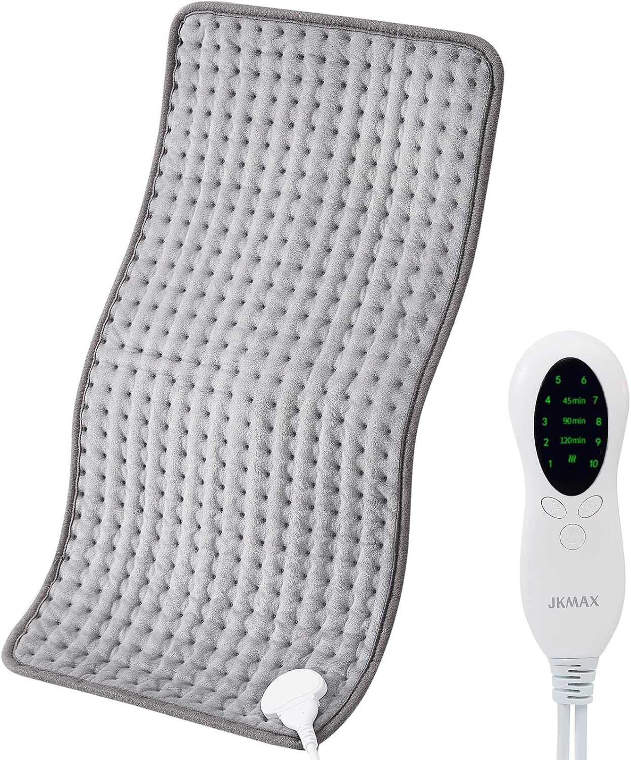 JKMAX Heating Pad for Back Pain Relief with Auto ShutOff