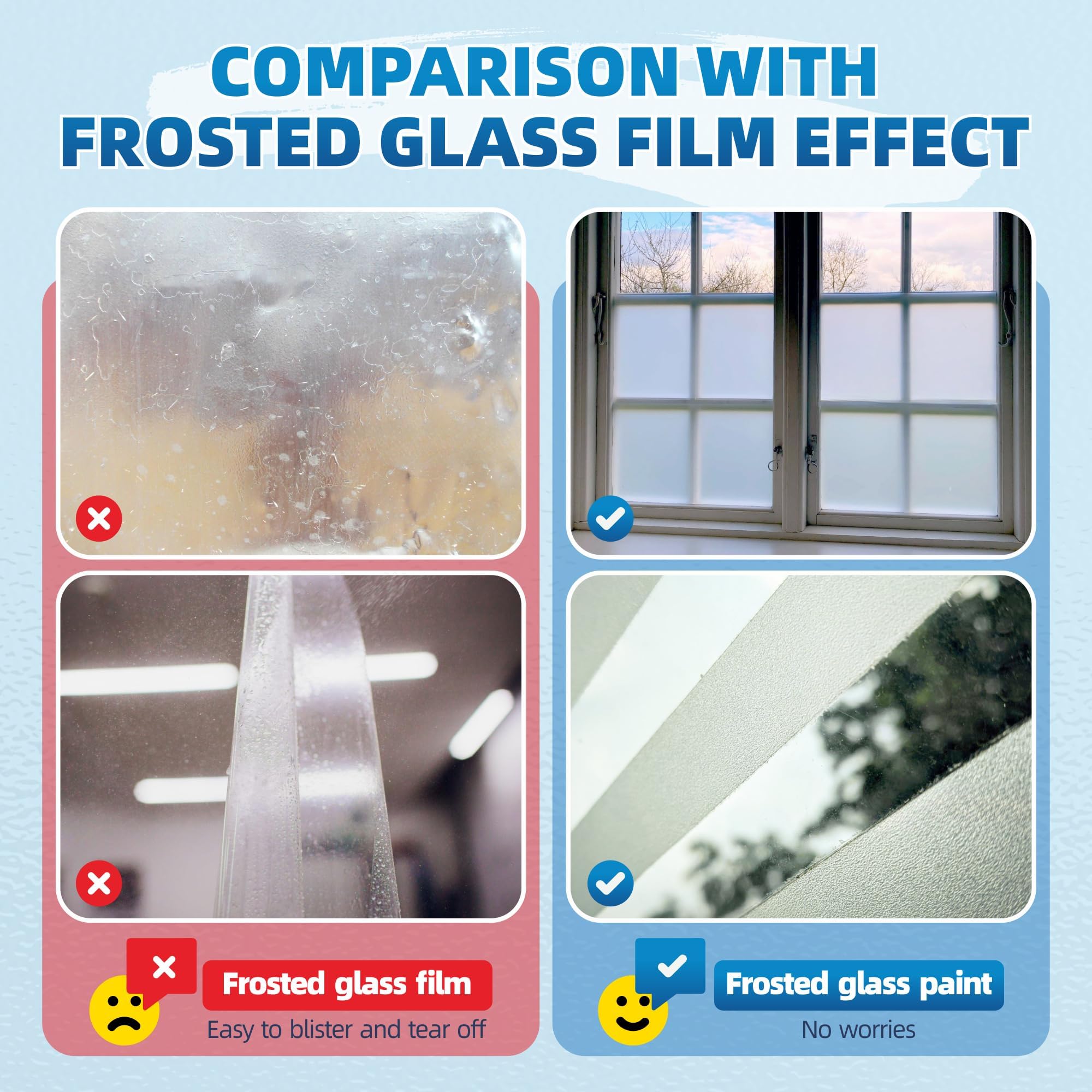 Snapklik.com : Tenee Frosted Glass Paint For Window 16oz & UV Resistant ...