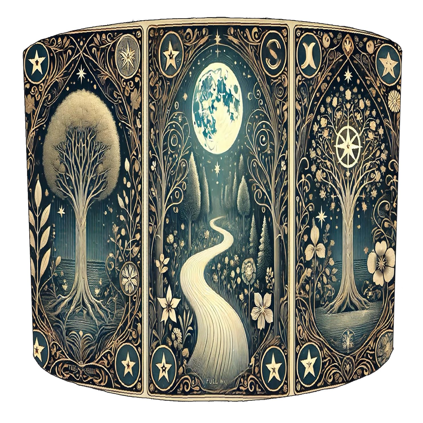 Full Moon Magic Pagan Wicca Lampshade in 3 Sizes for Ceiling Light Shade Pendant or Table Lamp Paganism Gothic Magic Witchcraft