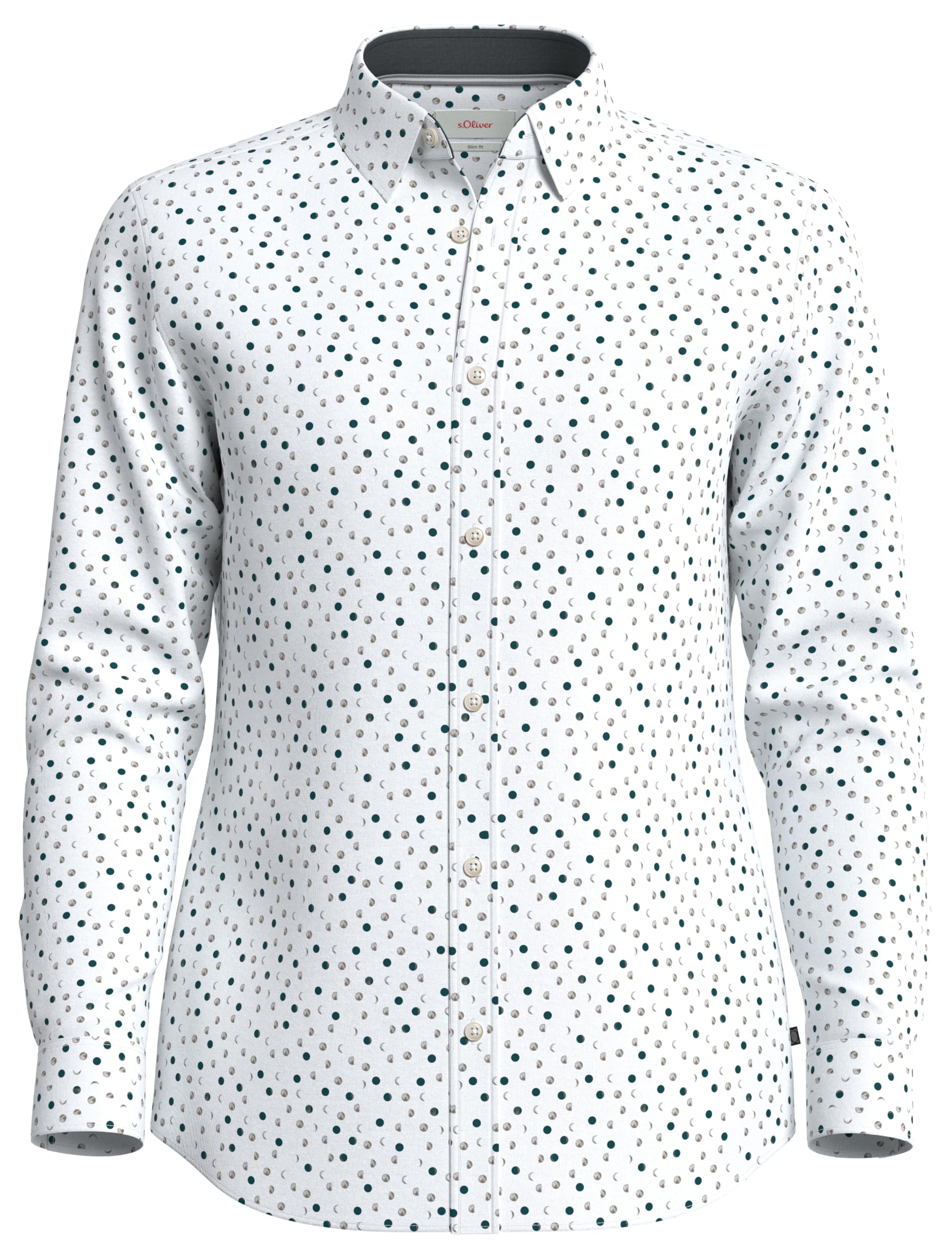s.Oliver Mens Kent Collar Poplin Shirt