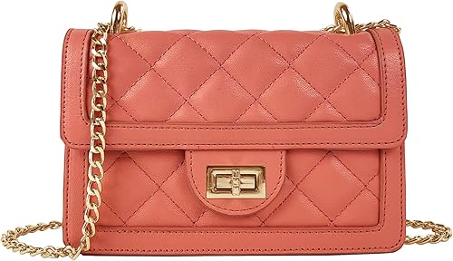 SG SUGU - Bolso cruzado acolchado pequeño, bolso de hombro de diseño moderno, monedero para teléfono para mujer