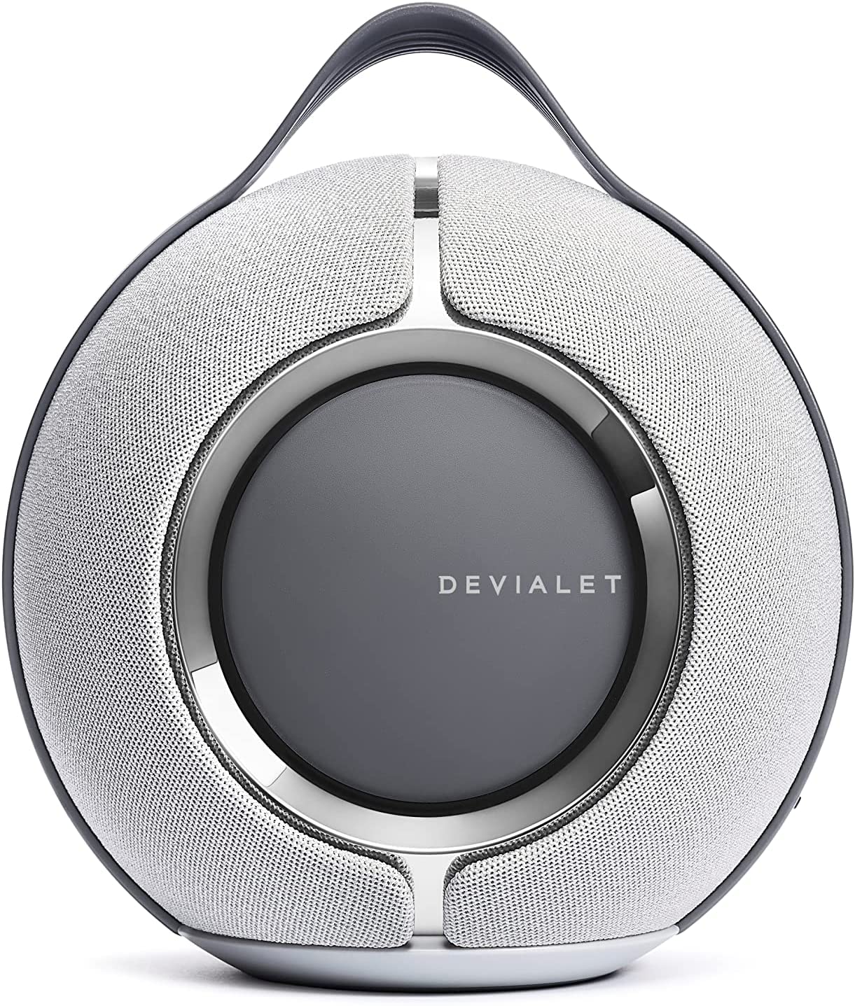 DevialetMania - Smart Portable Speaker, Alexa Enabled, 360 Stereo Sound (Light Grey)
