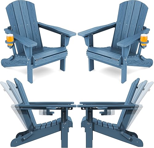 Vista 40 de SERWALL Silla Adirondack plegable ajustable verde