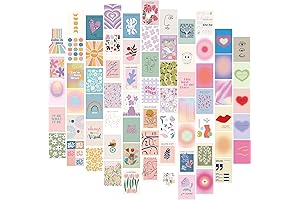 TRAMIN Danish Pastel Wall Art: Aesthetic Wall Decor for a Chic Room