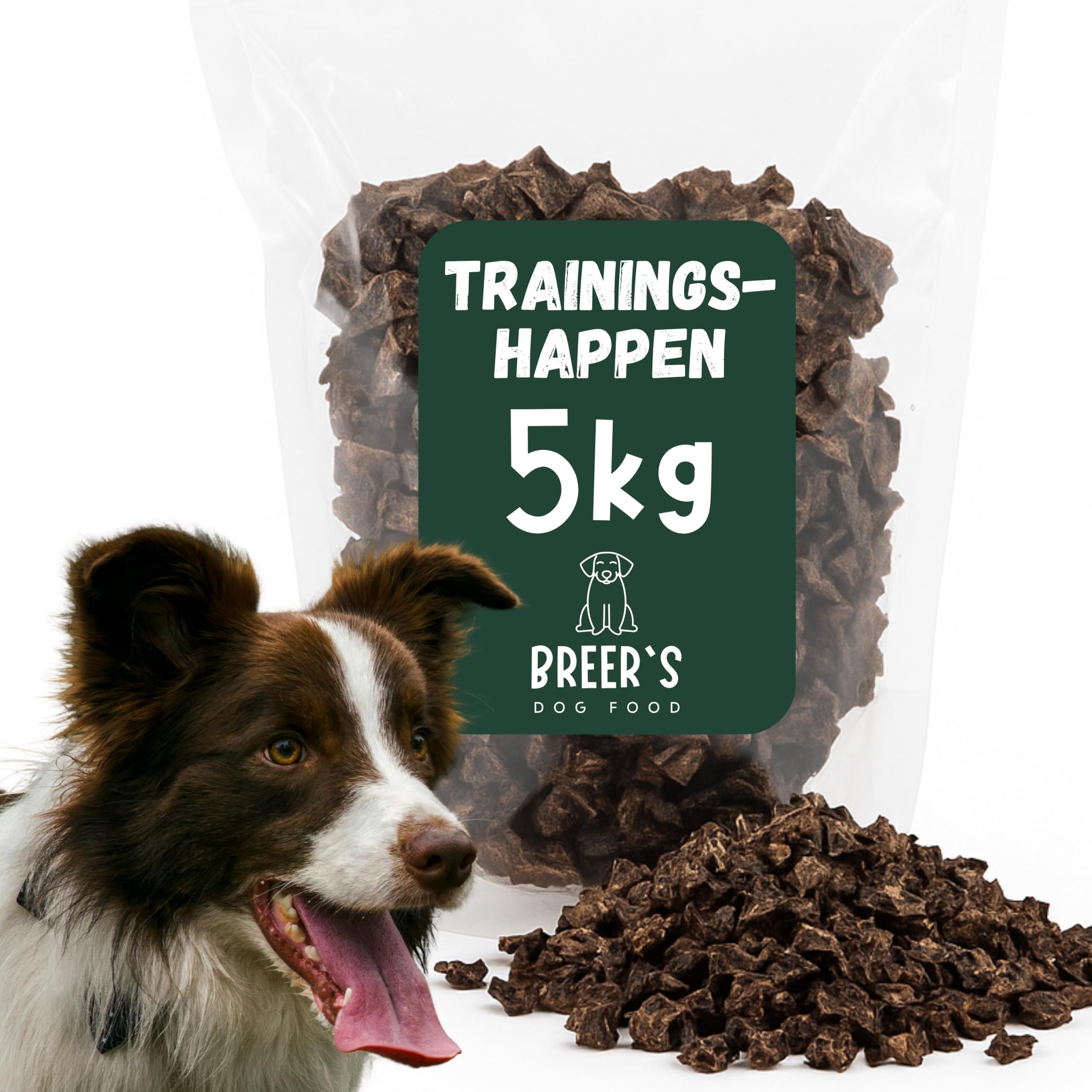 Leckerli 5kg Rinderlunge Hundesnack klein und praktisch Training Hundeleckerlie zuckerfrei getreidefrei Getrocknete Trainingshappen Trainingsleckerli