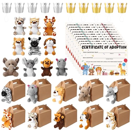 40Pcs Adopt A Pet Party Favors Mini Stuffed Animals Plush
