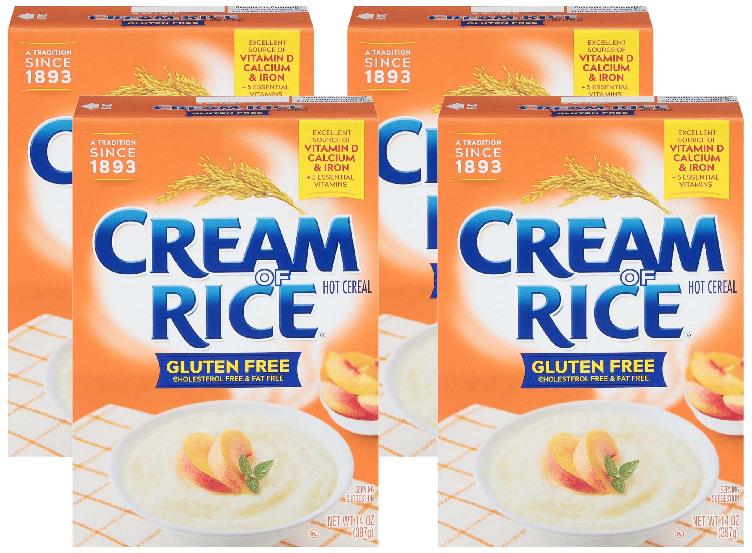Cream of Rice rice / 14 Ounce (Pack of 4) / 1 Cold Cereal