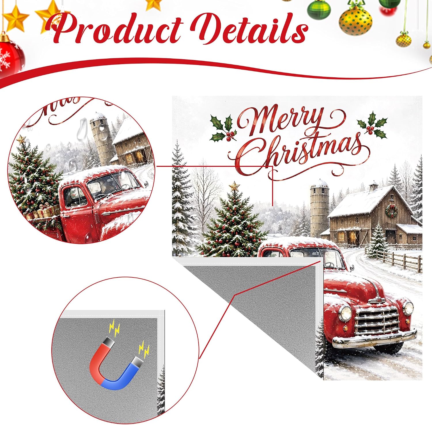Christmas Dishwasher Magnet Cover