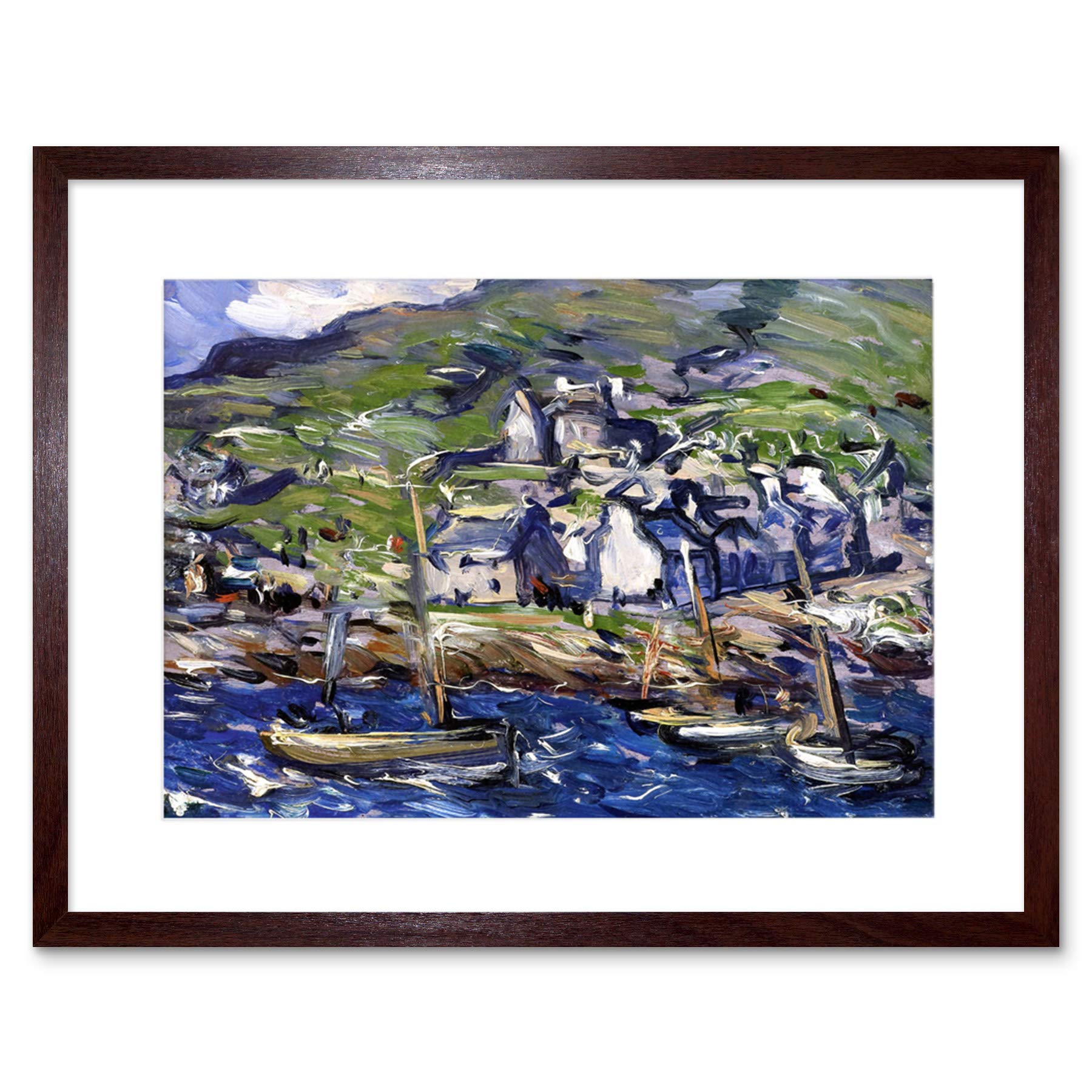 Wee Blue Coo Peploe Windy Day At Barra Framed Wall Art Print