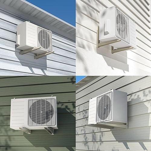 Miniatura 7 de Soporte de montaje en pared dividida plegable para mini split AC 7000 BTU a 12000 BTU