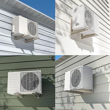 Foldable Mini Split Wall Mounting Bracket Condenser Bracket | Rustproof Bracket for Mini Split AC 7000 BTU to 12000 BTU, AC Heat Pump System