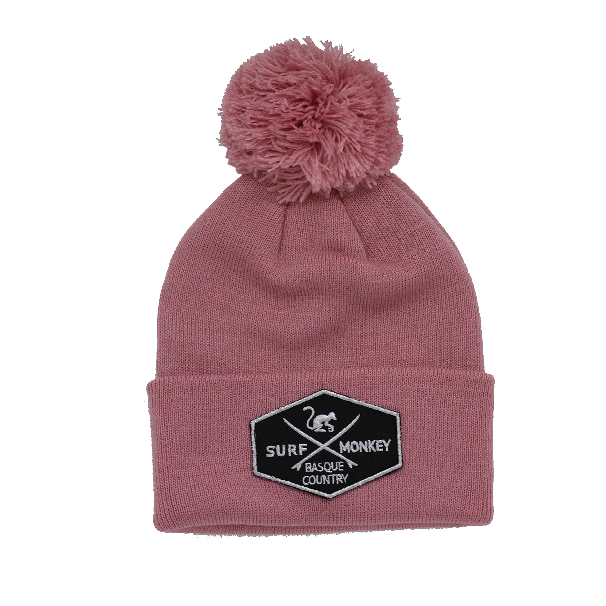SURF MONKEY Beanie Gorro niño/niña Surf Monkey® - Talla única - Gorro de Invierno con pompón