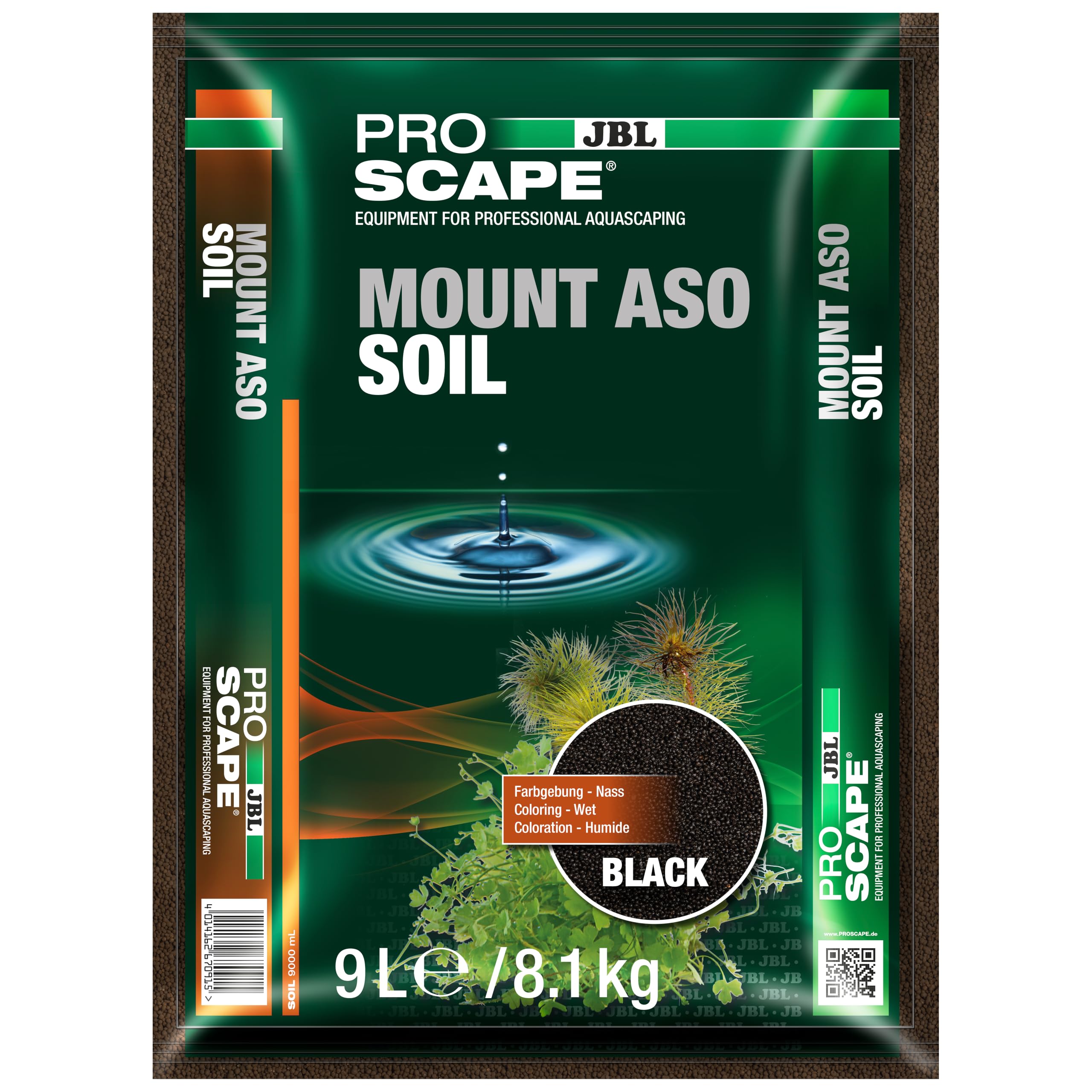 JBL PROSCAPE MT. ASO Soil Black 9l