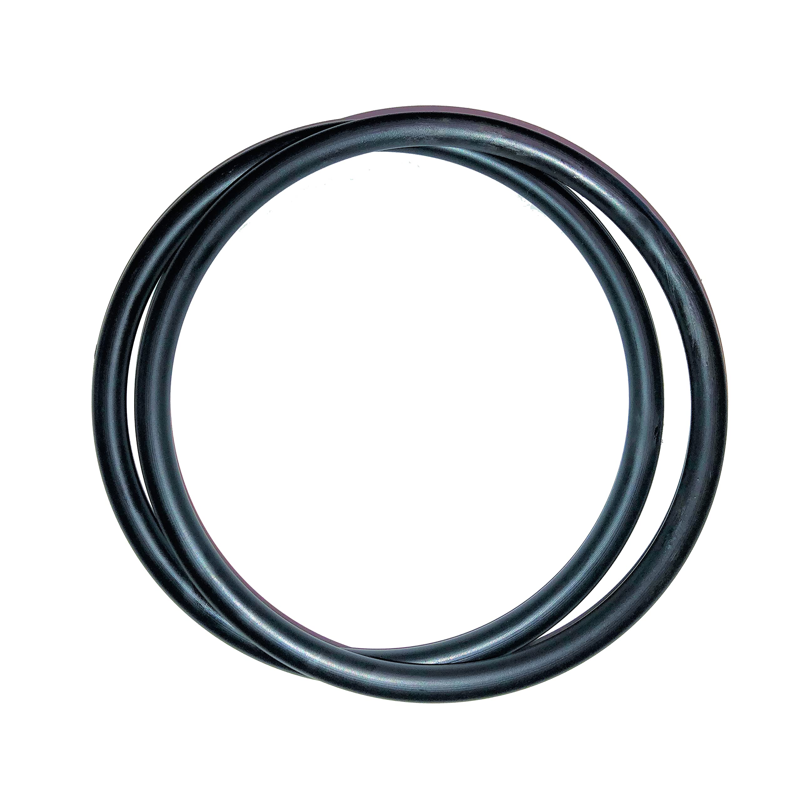Linic Products UK Made Bag/Purse Handles, Plastic, Round, Black, 1 Pair, Large 20cm, Macrame, Sewing (S7797). Free UK Postage.