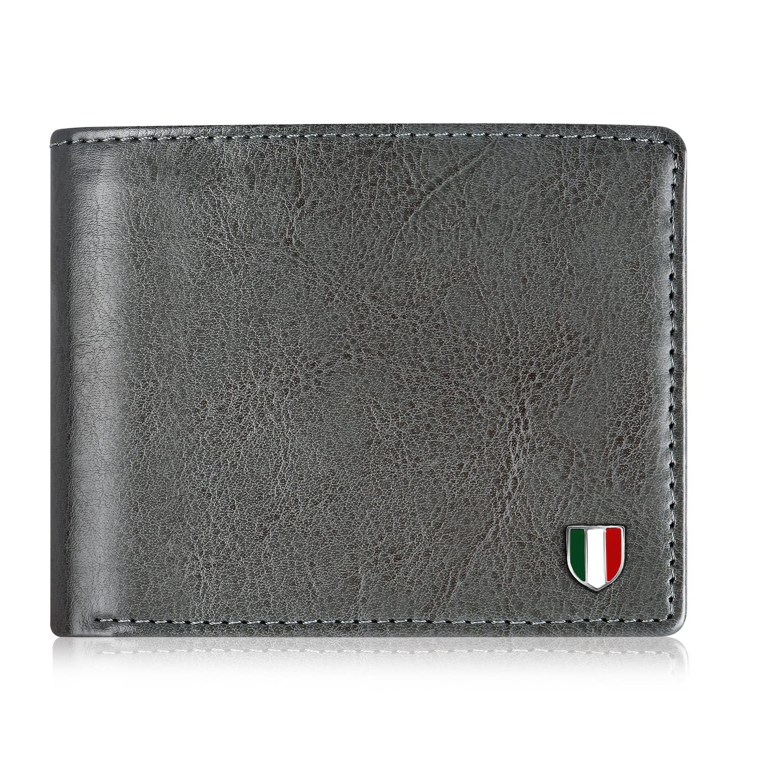 GIOVANNY Faux Leather Grey Wallet for Men | GVN-GREYCHNGR01