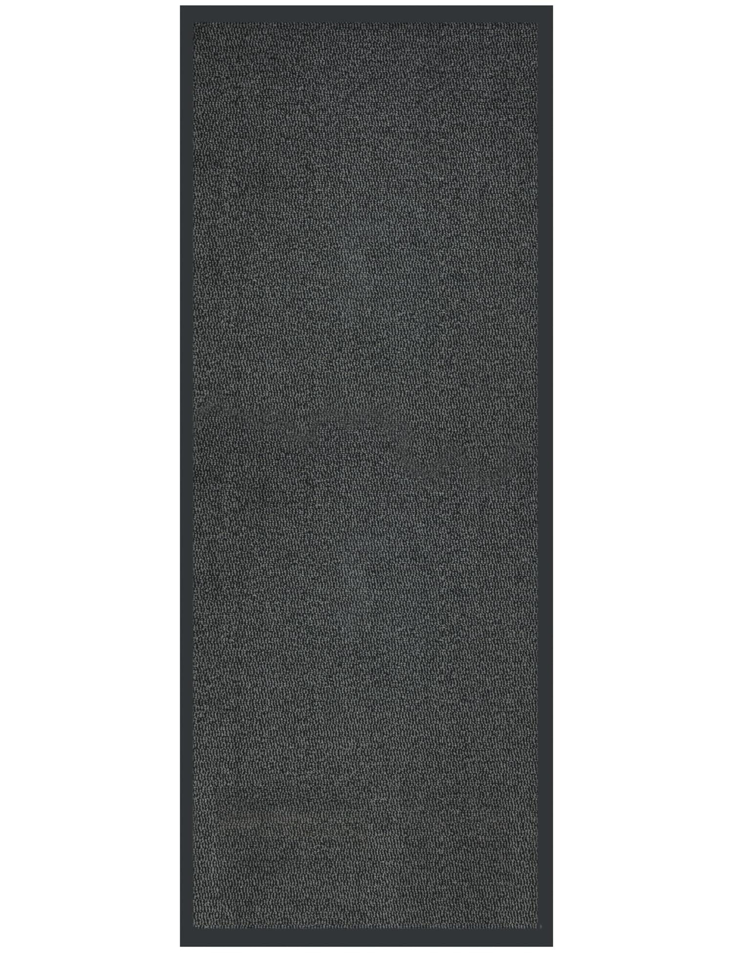 Hochwertige Fußmatte rutschfeste- Innenbereichs – Übergangs - Fußmatte für Innen & Außen - Schmutzfangmatte, waschbar & wetterfest - für Eingangsbereich & Aussenbereich - 80x200cm Grau
