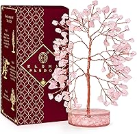 Vista 34 de KARMAPLEDGE Árbol de la vida de cristales curativos para energía positiva, protección y buena suerte, dinero, decoración de Feng Shui